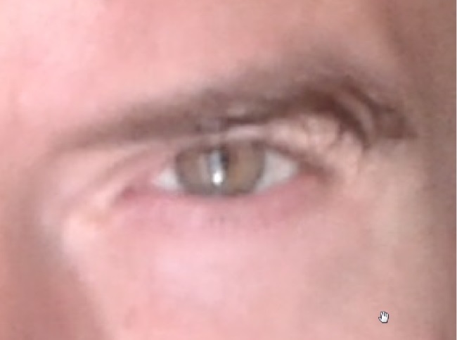 pionowa źrenica w moim lewym oku - czasami, gdy się denerwuję; hologram czy modyfikacja DNA - sam do końca nie wiem